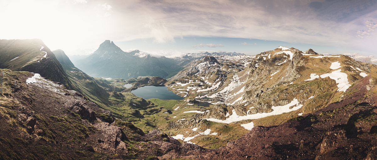 Lacs d'Ayous depuis le col d'Ayous, Pyrénées