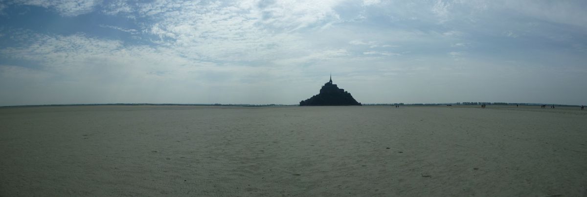 Baie du Mont-Saint-Michel, départ du GR34
