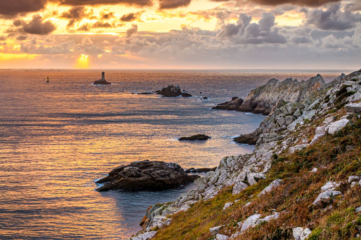 Pointe du Raz au coucher du soleil