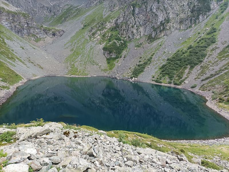 Lac du Crop, massif de Belledonne